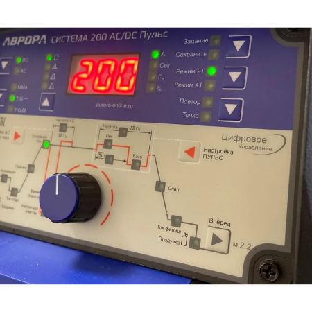 Сварочный инвертор Аврора Система 200 AC/DC ПУЛЬС v2.2
